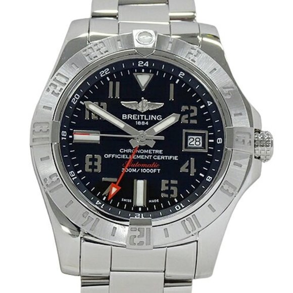 Breitling Avenger II A32390 Watch Men's GMT Date Automatic Winding AT Stainle... - Picture 2 of 15